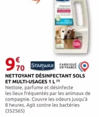 Nettoyant Désinfectant Sols et Multi-usages 1 L