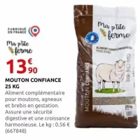 MOUTON CONFIANCE 25 KG