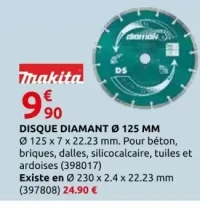 DISQUE DIAMANT Ø 125 MM