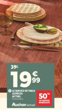 Le service de table 18 pièces Actuel