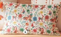 COUSSIN RECTANGULAIRE TATIANA POMPON ACTUEL