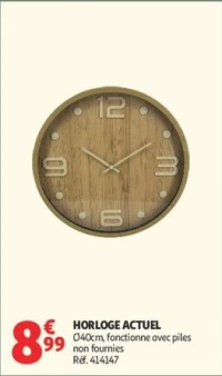 Horloge Actuel