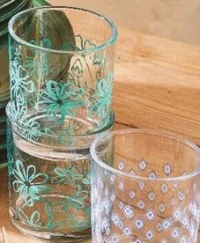 Les 4 gobelets 25 cl décorés