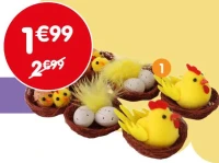 Lot de 6 décos de Pâques