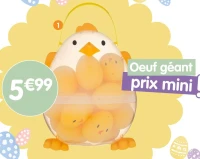 Oeuf géant à remplir