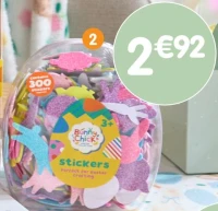 Pack de stickers pailletés