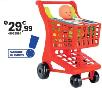 CHARIOT GARNI AVEC POUPON | 3 ans