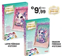 Collection Sequins (Lapin Féérique, Dragon Féérique)