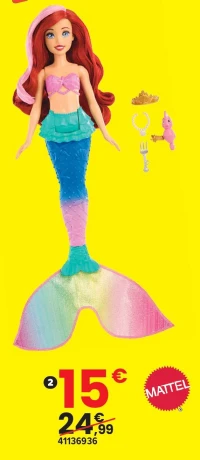 POUPÉE ARIEL NAGEUSE