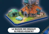 MAQUETTE 3D LA MAISON DES WEASLEY