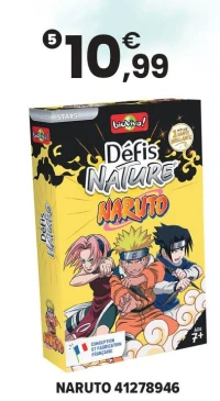 Jeu de cartes Défis Nature Naruto