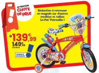 Vélo La Pat' Patrouille 14 pouces