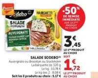 SALADE SODEBO Auvergnate ou Brooklyn ou Stockholm