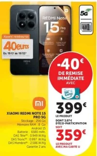 XIAOMI REDMI NOTE 15 PRO 5G