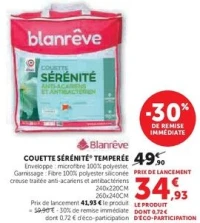 COUETTE SÉRÉNITÉ® TEMPERÉE