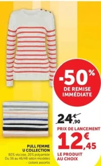 PULL FEMME U COLLECTION
