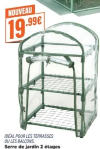 Serre de jardin 2 étages