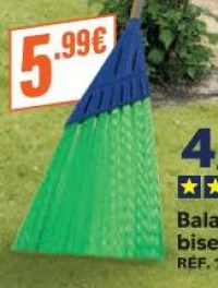 Balai vert biseauté