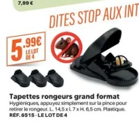 Tapettes rongeurs grand format