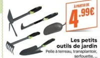 Les petits outils de jardin