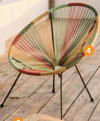 Fauteuil HAWAÏ multicolore