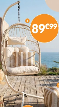 Fauteuil suspendu HANOI 100x100x200 cm