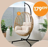 Fauteuil oeuf suspendu LOUXOR