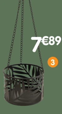 Pot suspendu tropical