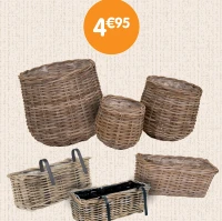 Gamme Osier (Paniers et jardinières)