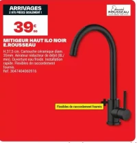MITIGEUR HAUT ILO NOIR E.ROUSSEAU