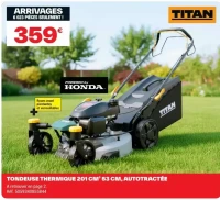 TONDEUSE THERMIQUE 201 CM³ 53 CM, AUTOTRACTÉE
