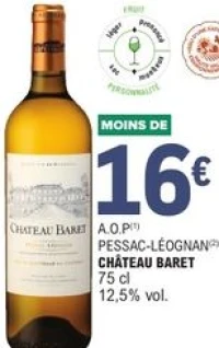 A.O.P Pessac-Léognan Château Baret