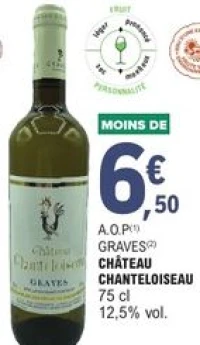 A.O.P Graves Château Chanteloiseau