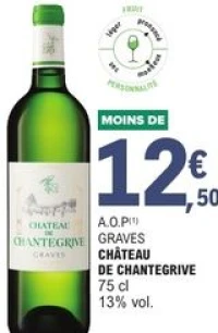 A.O.P Graves Château de Chantegrive