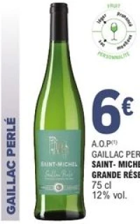 A.O.P Gaillac Perlé Saint-Michel Grande Réserve 75 cl