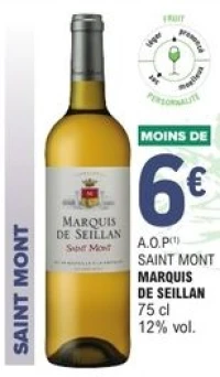 A.O.P Saint Mont Marquis de Seillan