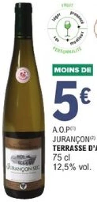A.O.P Jurançon Terrasse d'Autan