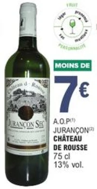 A.O.P Jurançon Château de Rousse