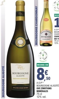 A.O.P BOURGOGNE ALIGOTÉ UVC ÉMOTIONS MINÉRALES