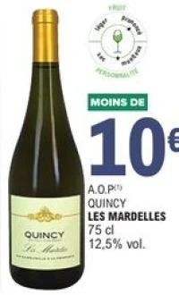 A.O.P Quincy Les Mardelles 75 cl