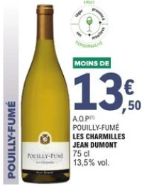 A.O.P Pouilly-Fumé Les Charmilles Jean Dumont 75 cl