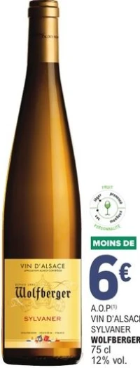 Vin d'Alsace Sylvaner Wolfberger
