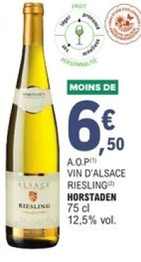 Vin d'Alsace Riesling Horstaden