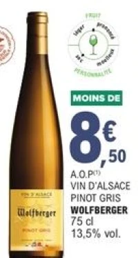 Vin d'Alsace Pinot Gris Wolfberger