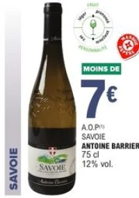 A.O.P Savoie Antoine Barrier