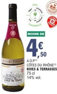 A.O.P CÔTES DU RHÔNE RIVES & TERRASSES