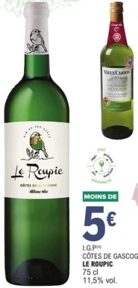 I.G.P Côtes de Gascogne Le Roupic