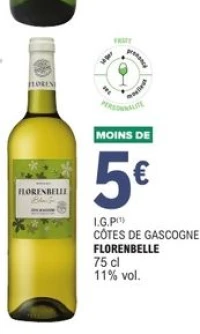 I.G.P Côtes de Gascogne Florenbelle