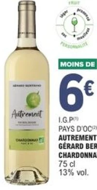 PAYS D'OC AUTREMENT GÉRARD BERTRAND CHARDONNAY