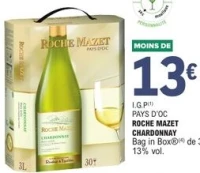 Roche Mazet Chardonnay Pays d'Oc Bag in Box 3L